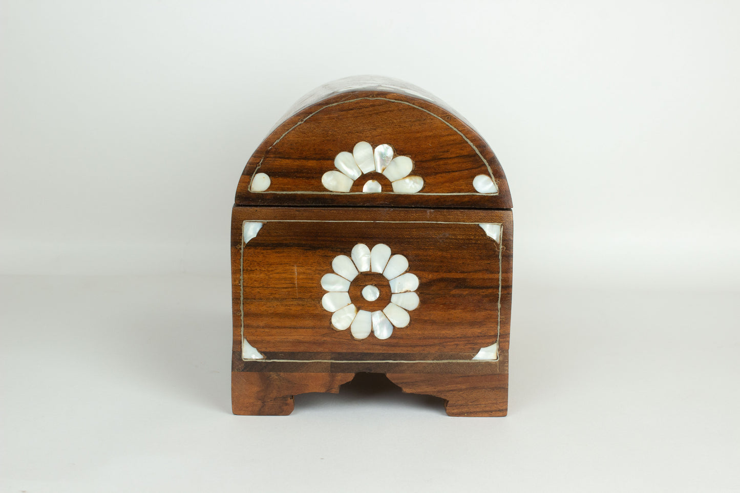 Mother of Pearl inlaid wooden box (Large)