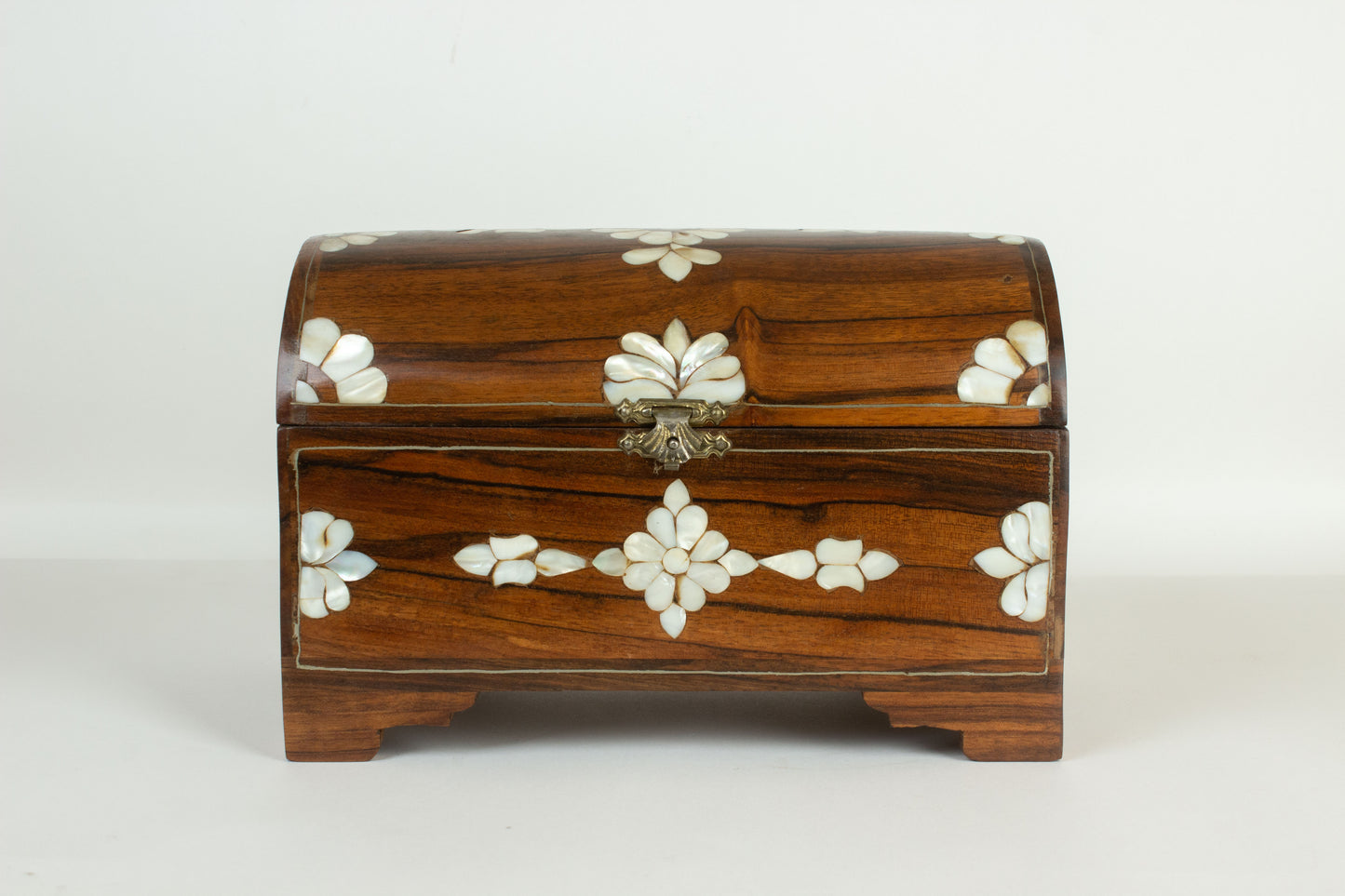 Mother of Pearl inlaid wooden box (Large)