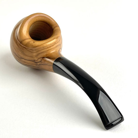 Olive Half-bent Egg Pipe