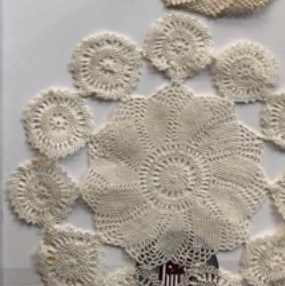 crochet 9D needle work small cloth